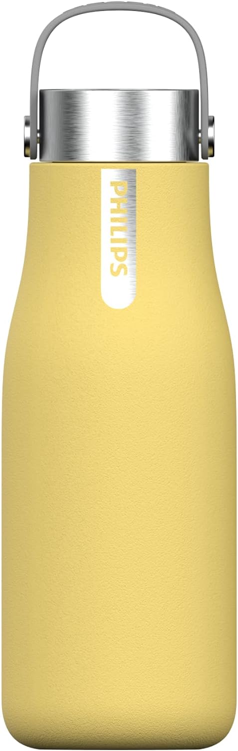 PHILIPS GoZero Smart UV Pastel, Stainless Steel, Yellow, Large