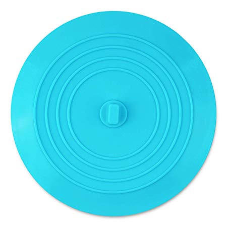 Cuttte Silicone Bathtub Stopper, 6 Inches Large Drain Stopper, Flat Suction Drain Cover, Tub Stopper Drain Plug for Kitchen, Bathtub and Laundry