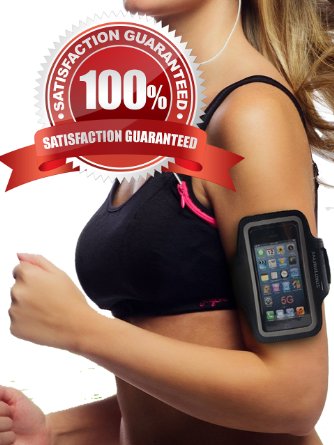Sports Armband for Iphone 55s5c iPod Touch 55G From SpartanFive - Keep Your iPhone Running Top Quality Dont You Deserve The Best iPhone 5 Armband Large
