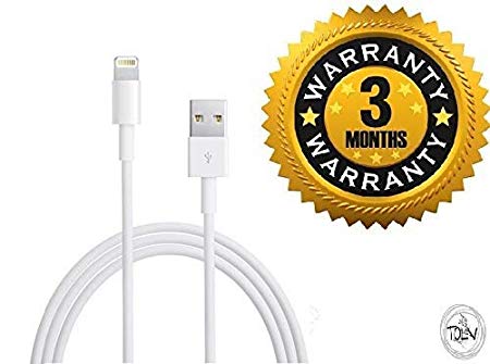 Tolv Present Fast Charging USB Cable Compatible for iPhone (Pack of 2)