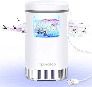 Lámpara Antimosquitos,Eléctrico Mata Mosquitos con Lámpara UV USB,180° Anti Mosquitos Lámpara para Interiores, Exteriores, Dormitorio, Cocina, Oficina