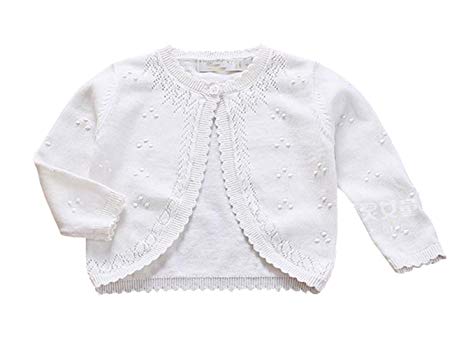 Baby Toddler Girls Princess Cardigan Knit Sweaters Winter Button Sweater Jacket Shawl