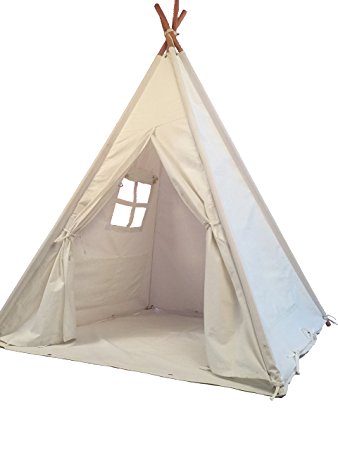 Pericross Kids Teepee Tent Indian Play Tent Children's Playhouse for Outdoor and Indoor Play