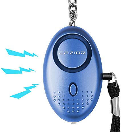 Eazior Personal Alarm, 140DB Security Alarms Self Defense Siren Keychain Alarm with LED Light for Women, Kids, Girls Safety Sound Keychain