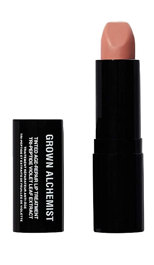 Grown Alchemist Tinted Age Repair Lip Treatment - Tri-Peptide & Violet Leaf Extract - Anti Aging Tinted Balm to Target Visible Lip Lines, Clean Skincare (3.8g / 0.14oz)
