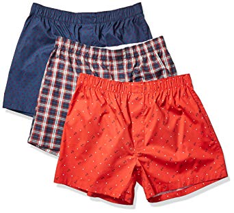 Amazon Brand - Goodthreads Men's 3-Pack Stretch Woven Boxers