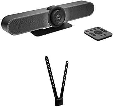 Logitech MeetUp with TV Mount HD Video and Audio Conferencing System for Small Meeting Rooms