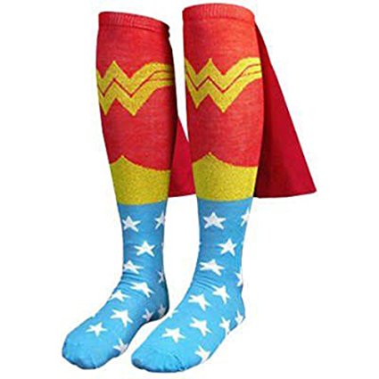 Superhero Adult Knee High Cape Sock