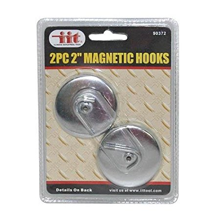 IIT 90372 2-Inch Magnetic Hooks, 2-Piece