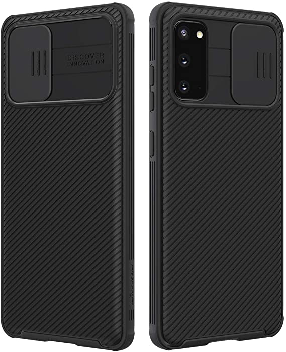 Nillkin Samsung Galaxy S20 / S20 5G Case, CamShield Pro Series Case with Slide Camera Cover, Slim Stylish Protective case for Samsung Galaxy S20 / S20 5G - Black