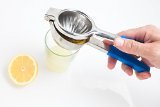 Lemon Squeezer Stainless Steel Hand Juicer for Getting Every Last Drop of Fresh Juice Durable Hand Press with Silicone Handles from iBetterHomes Easy to Clean Dishwasher Safe