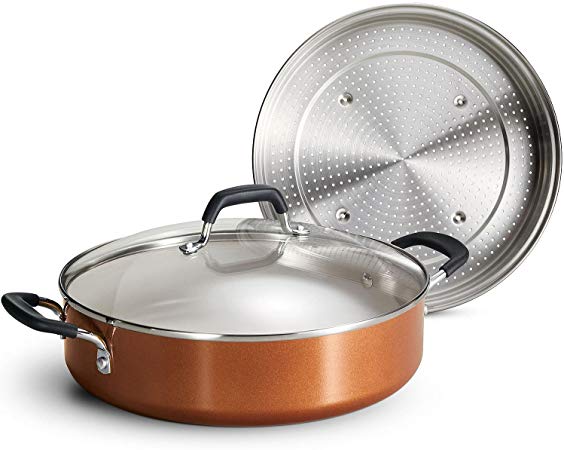 Tramontina Nonstick Everyday Pan, 5.5 qt. - Copper