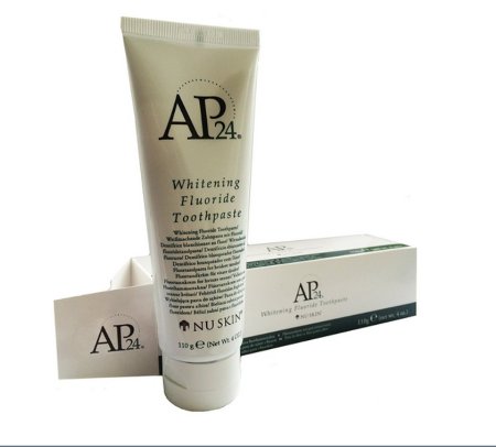 AP-24 Whitening Fluoride Toothpaste. Brightens and whitens teeth. This product really works!