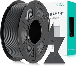 SUNLU High Speed PLA Filament 1.75mm, 30mm/s - 600mm/s Print Range, High Flow Speedy 3D Printer PLA Filament, Designed for Fast Printing, Good for Fast Printing, 1KG Grey