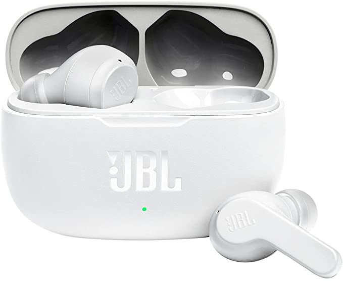 JBL Vibe 200TWS - True Wireless Earbuds, 20 Hours of Combined Playback - White