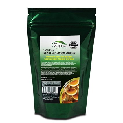 Reishi Mushroom Powder 8oz - 100% Pure Premium Quality
