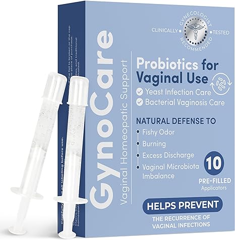 Vaginal Probiotic Gel | Yeast Infection & BV Treatment for Women | for Vaginal Odor Elimination & Vaginal Health | Probiotic Formula, Balance Active pH, Prevent Infections | 10 Pre-filled Applicators