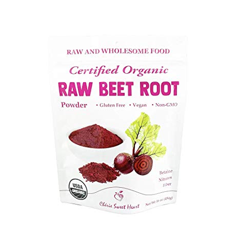 Organic Beet Root Powder (1 lb) by Chérie Sweet Heart, Raw & Non-GMO (1)
