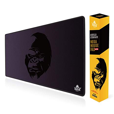 GORILLA STIMPACK 3XL Large Gaming Mouse Pad (48'x24') - XXXL Extended Desk Mat Suitable for Gamers, Office, Workspace