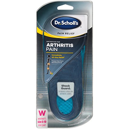 Dr. Scholl’s Pain Relief Orthotics for Arthritis Pain for Women, 1 Pair, Size 6-10