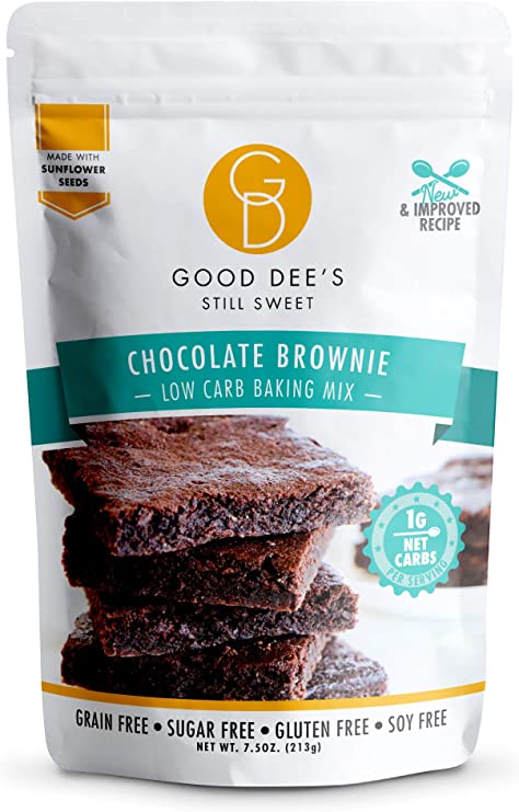 Good Dee's Brownie Mix - Low Carb, Keto Friendly, Diabetic Friendly, Sugar Free, Gluten Free! Just 1g Net Carbs Per Serving!