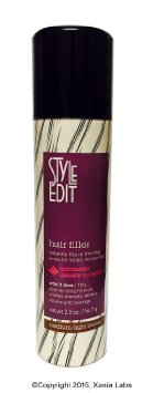 HAIR FILLER (MEDIUM/LIGHT BROWN) 2oz by Style Edit ® (Instantly Fills In Thinning Areas for Fuller, Thicker Hair) Factory Fresh with E-Commerce Authenticity Code!