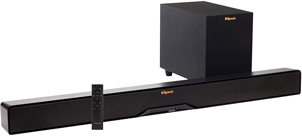 Klipsch R-4B II Sound Bar and Wireless Subwoofer