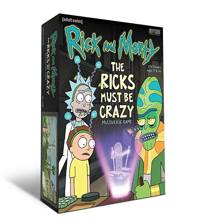 Cryptozoic Entertainment Morty: the Ricks Must Be Crazy Board Game