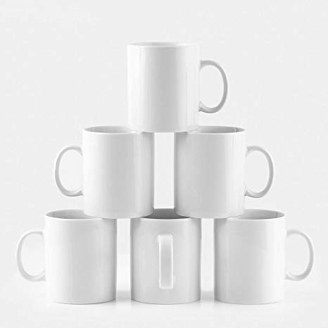 Amuse- Professional Barista Large Mug- Set of 6- 16 oz.