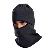 WOWOWO  Outdoor Fleece Balaclava Warm Mask  Black Windproof Face Cover Winter Ski Mask Beanie Hat Scarf Hood for Riding Hiking