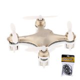 Cheerson CX-10A 24GHz 4CH RC Quadcopter NANO Drone UFO with Headless Mode with RC Battery Bandage