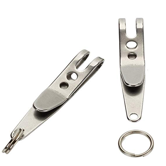 2Pcs Multi-purpose EDC Suspension Clip Quickdraw Hanger Holder Keyring Keychain Outdoor Sports Tool