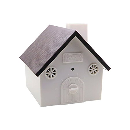 CY Outdoor Bark Controller Anti Dog Barking Control 9V Battery Powered in Newest Birdhouse Shape