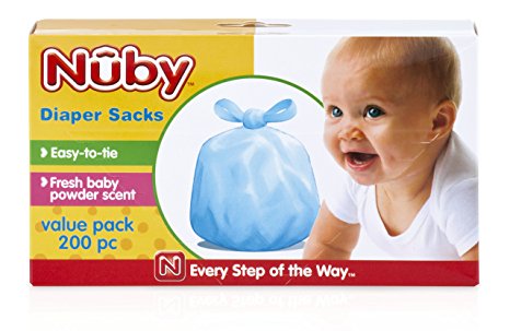 Nuby Diaper Bags, 200 Pack