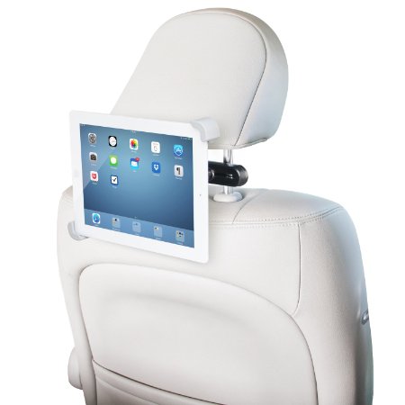 LilGadgets CarBuddy Universal Headrest Tablet Mount For 7-11 devices such as iPad Galaxy Note Fire Nook and Surface tablets