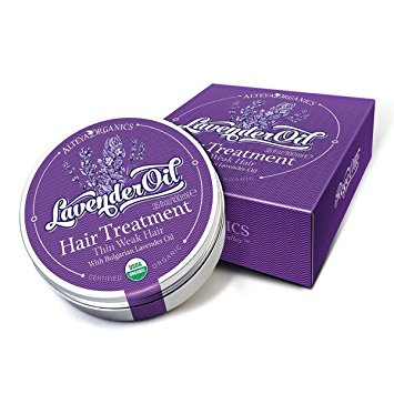 Alteya Organics Hair Treatment Balm - USDA Organic, With Bulgarian Lavender Oil
