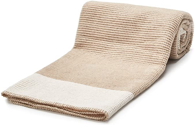 Arus Cotton Blend Soft Throw Blanket for Bed, Sofa, Couch City Shadow 50x67