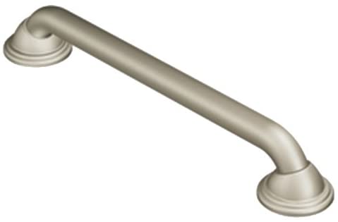 Moen LR8716D2BN Home Care Brushed Nickel Grab Bar, 16 Inch