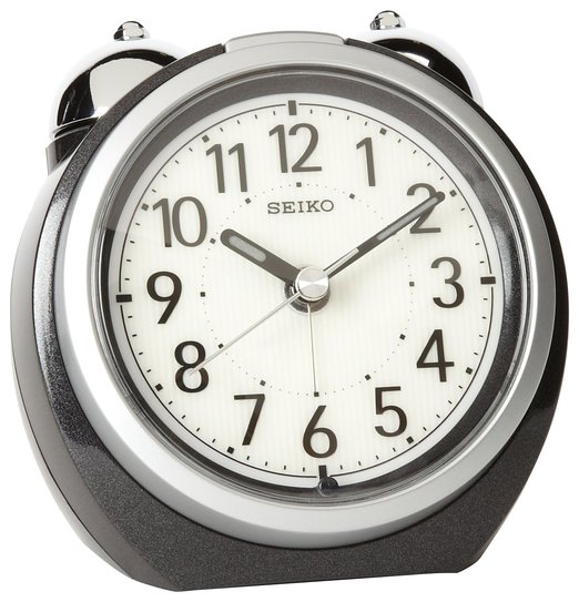 Seiko QXK118KLH Classic Bedside Alarm Clock