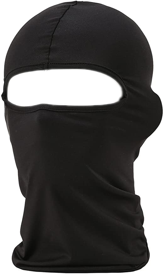 FENTI Multifunction Balaclava Stretchable Outdoors Full Face Mask in Milk Silk