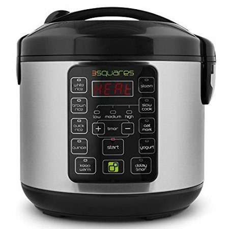 (Ship from USA) 3 Squares 3RC-9010S TIM3 MACHIN3 20-Cup Rice Multi Cooker, 4-Quart Capacity /ITEM NO#E8FH4F854144905