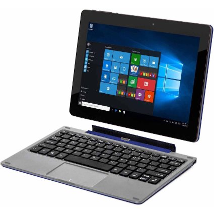 Nextbook Flexx 9 Touchscreen 8.9" Intel Quad Core 2-in-1 Tablet 32GB with Detachable Keyboard Windows 10 - Blue
