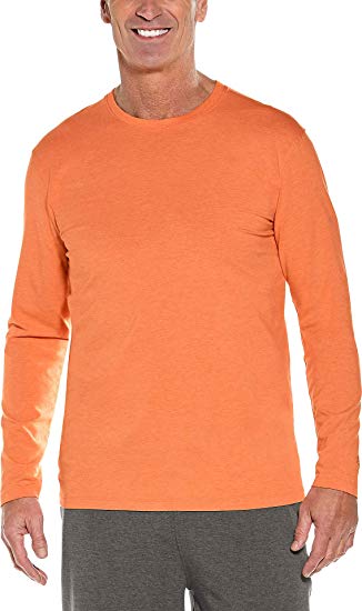 Coolibar UPF 50  Men's Long Sleeve Everyday T-Shirt - Sun Protective