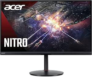 Acer Nitro XV272U KFbmiipruzx 27" WQHD 2560 x 1440 Gaming Monitor | AMD FreeSync Premium | Agile-Splendor IPS 600 | 300Hz Refresh Rate | Up to 0.5ms | USB 3.1 Type-C, Display Port & 2 x HDMI 2.1