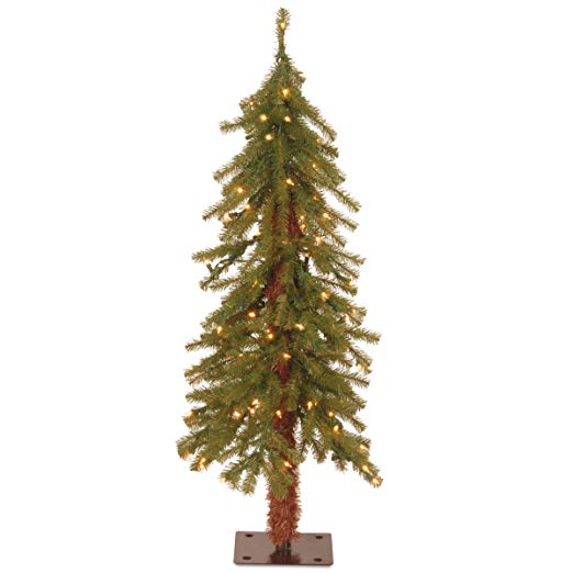 National Tree 3 Foot Hickory Cedar Tree with 50 Clear Lights (CED7-30LO-S)