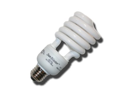 CFL Grow Light - Compact Fluorescent Light 26 watt 2700K Flowering spectrum grow light bulb screws into standard light socket by SunBlaster Grow Lights