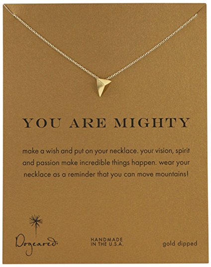 Dogeared Sterling Silver You Are Mighty Reminder Necklace, 18"
