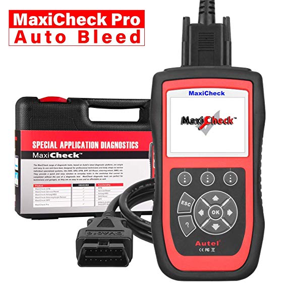 Autel MaxiCheck Pro OBD2 Scanner Car Diagnostic Tool with ABS Brake Bleed, Oil Reset, SRS, SAS, EPB, BMS, DPF for Specific Vehicles