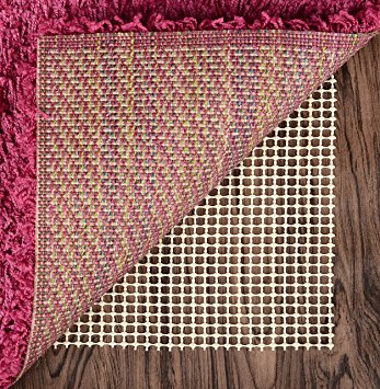 Abahub Anti Slip Rug Pad 2' x 4' for Under Area Rugs Carpets Runners Doormats on Wood Hardwood Floors, Non Slip, Washable Padding Grips