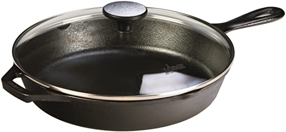 Lodge L8SKG3 Skillet with Glass Lid, 10.25-inch